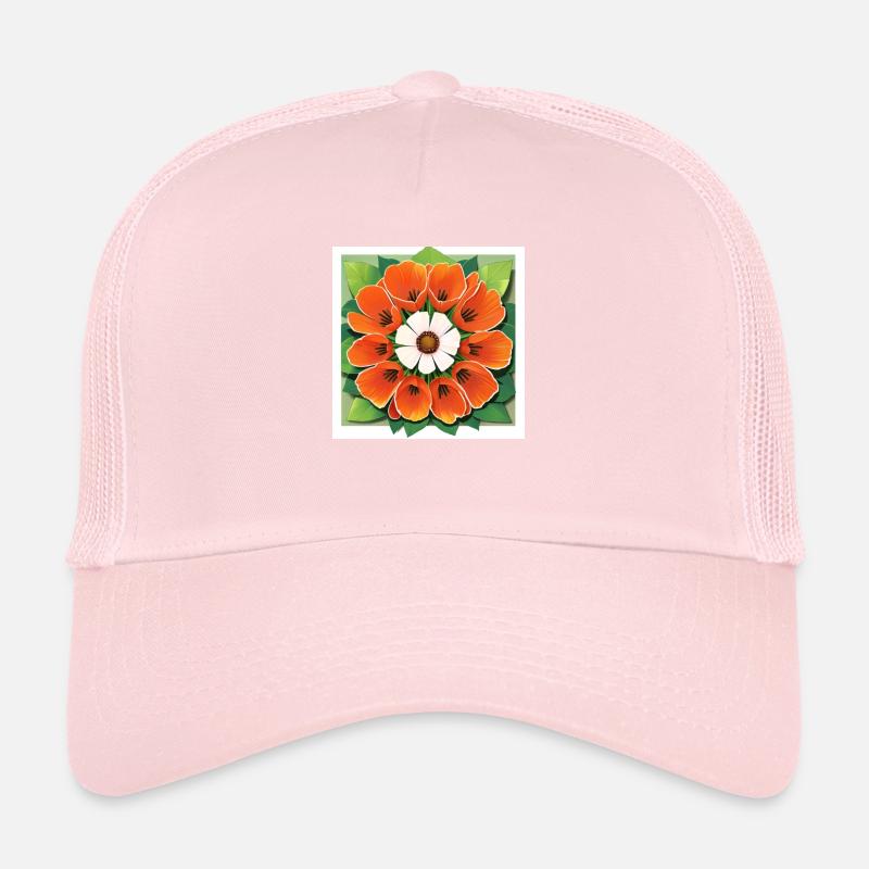 Wunderschöne Mohnblume Strauß Trucker Cap