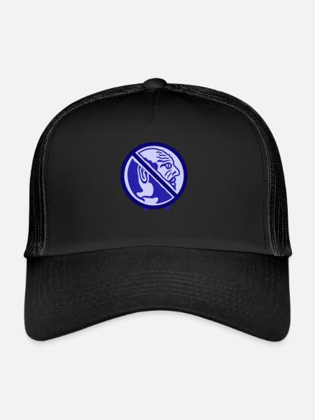 Man, forbidden. Restriction and discrimination - Trucker Cap - black/black - Front