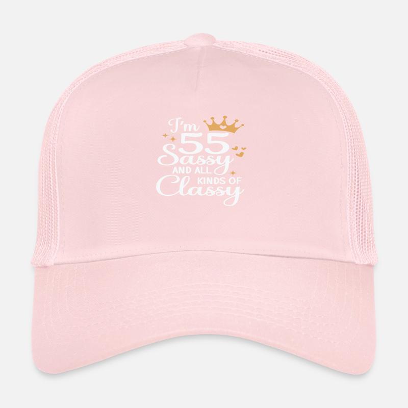 J’ai 55 ans Sassy et toutes sortes de classes Casquette trucker 