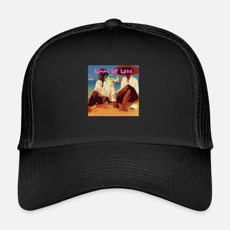 Gimmi deine Liebe - Trucker Cap - Schwarz/Schwarz