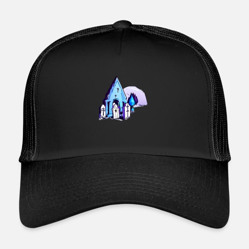 Cimetière Crypte Tombes Tombe Casquette trucker 
