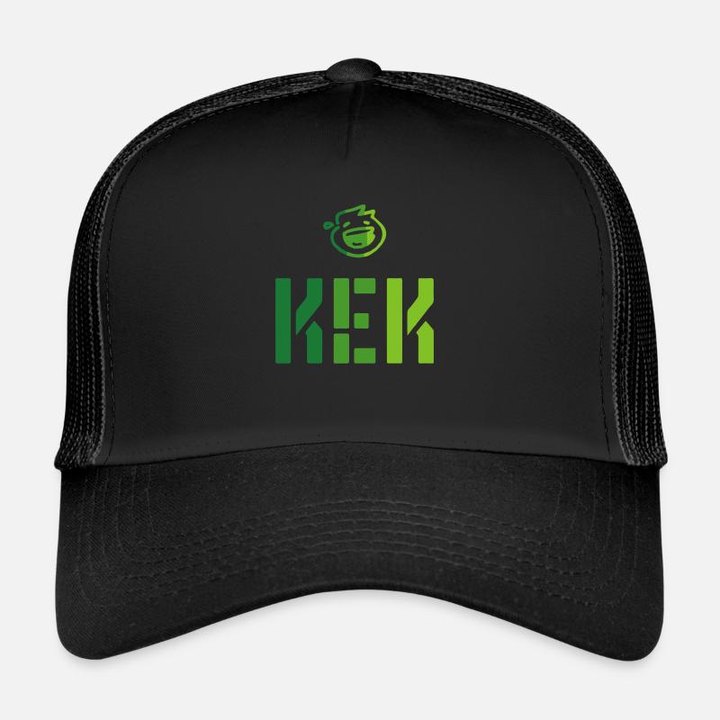 Kek2 - Trucker Cap - Schwarz/Schwarz