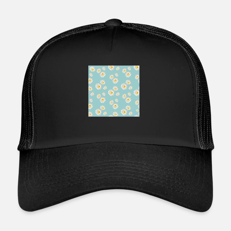 Fleur de marguerite Gänseblümchen Casquette trucker 