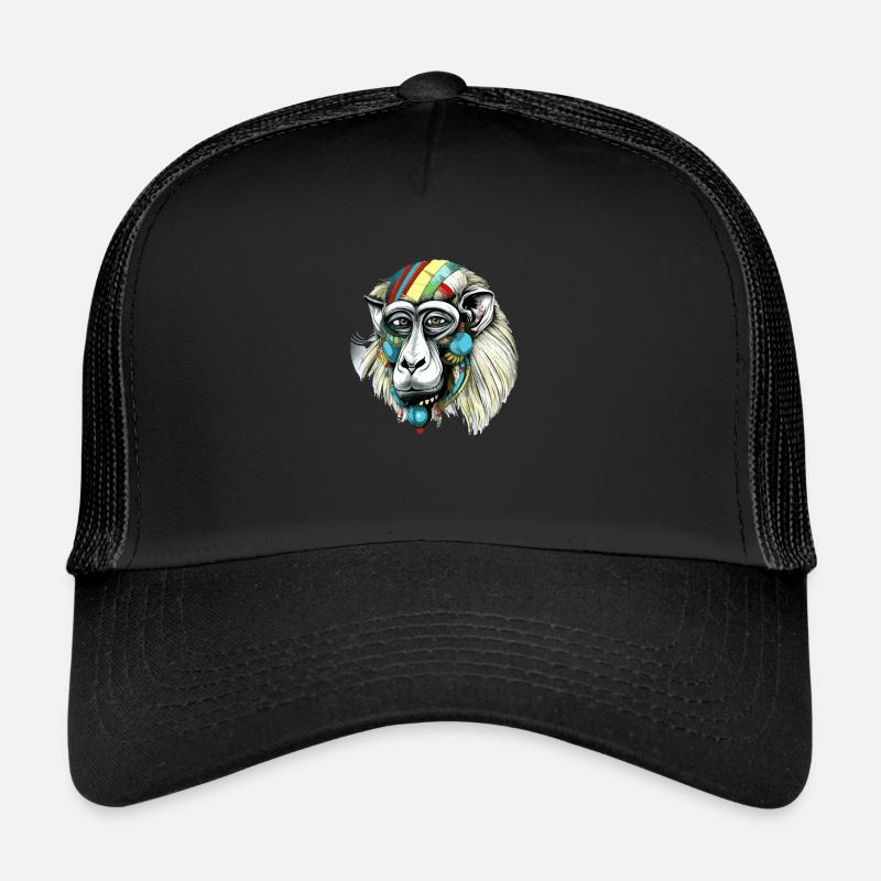 Kika the mandrill Trucker Cap