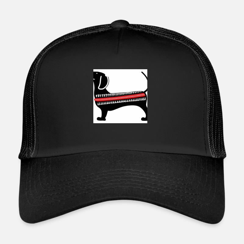 Sausage Dog 1920 - Trucker Cap - Schwarz/Schwarz