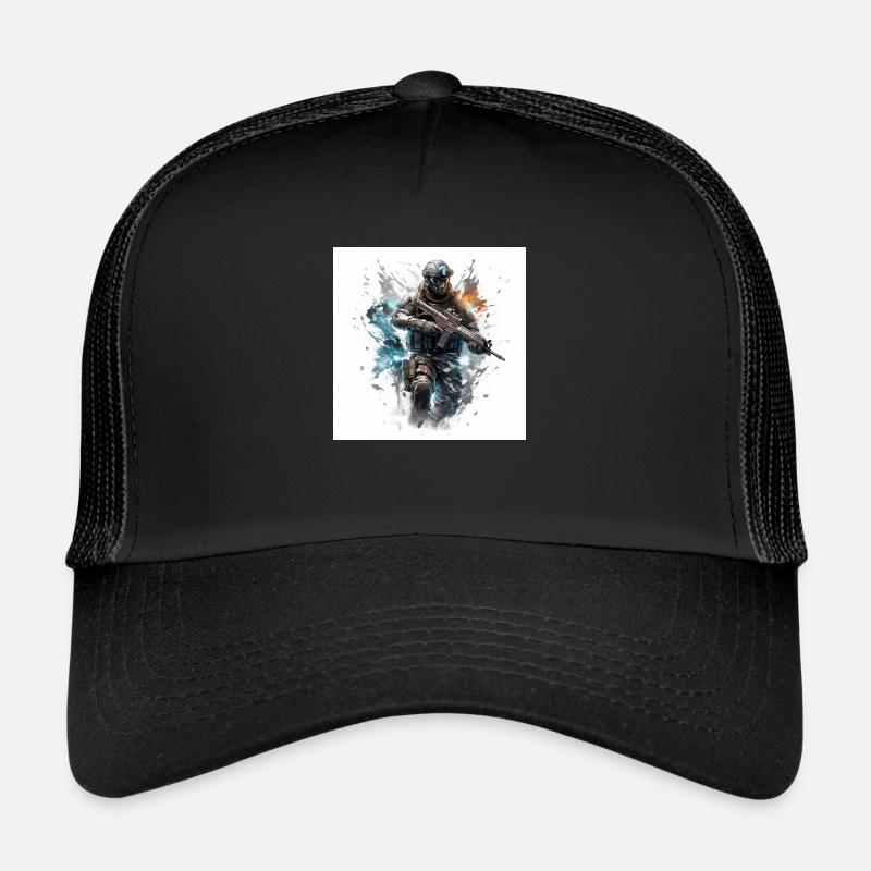 COD jeu art shooter Casquette trucker 