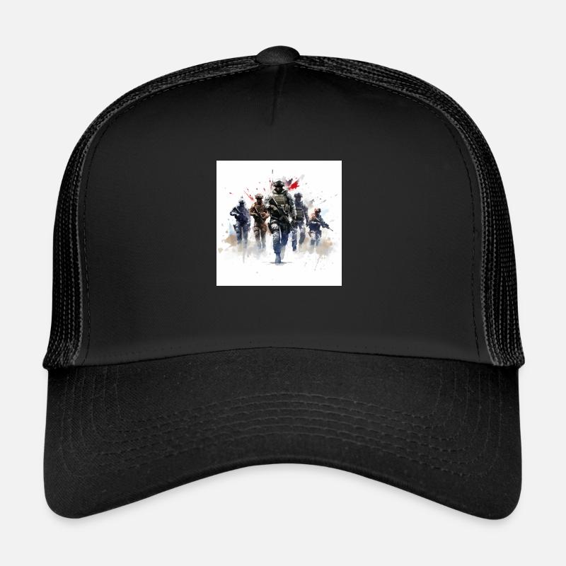 US Army gaming art Trucker Cap