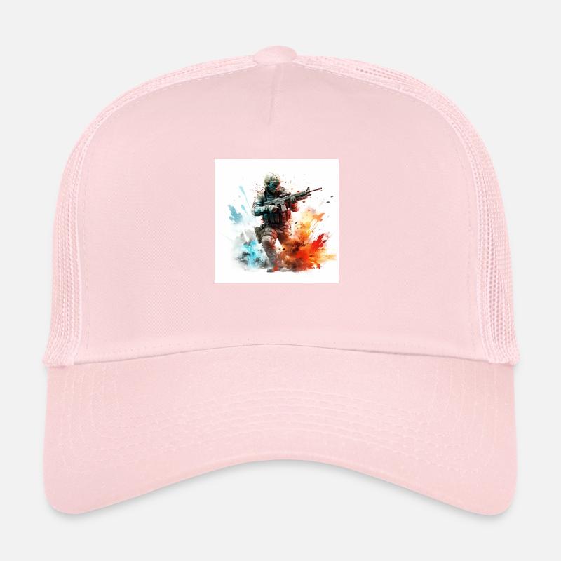 Art de jeu CoD BF 2042 BF4 BF3 BF2 Casquette trucker 