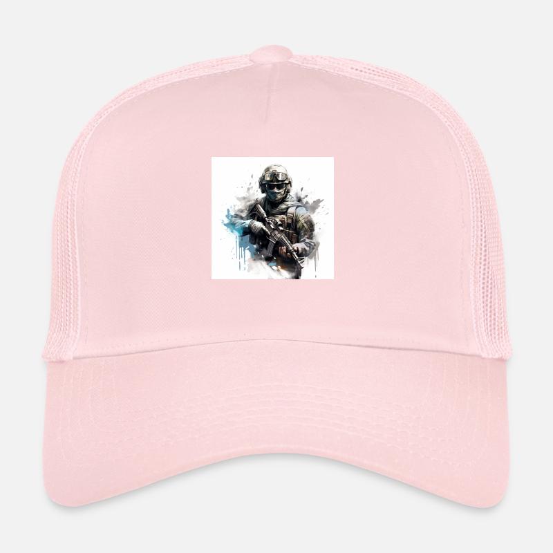 COD gaming art shooter Trucker Cap