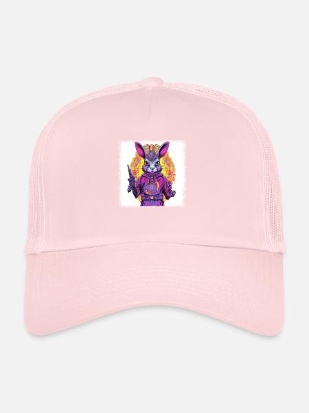 assortment babysitter mammal squirrel - Trucker Cap - Hellrosa - Vorne