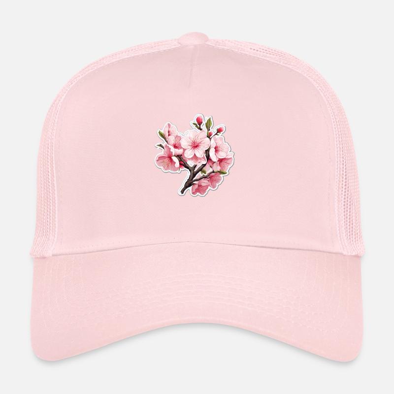 Cherry blossom Trucker Cap