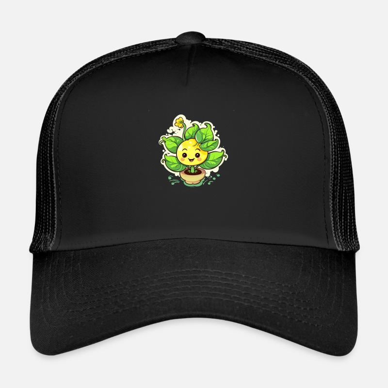 Marque de commerce Cute Plant Casquette trucker 
