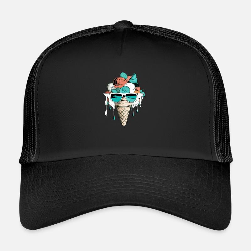 Strawberry mint vanilla ice cream Trucker Cap