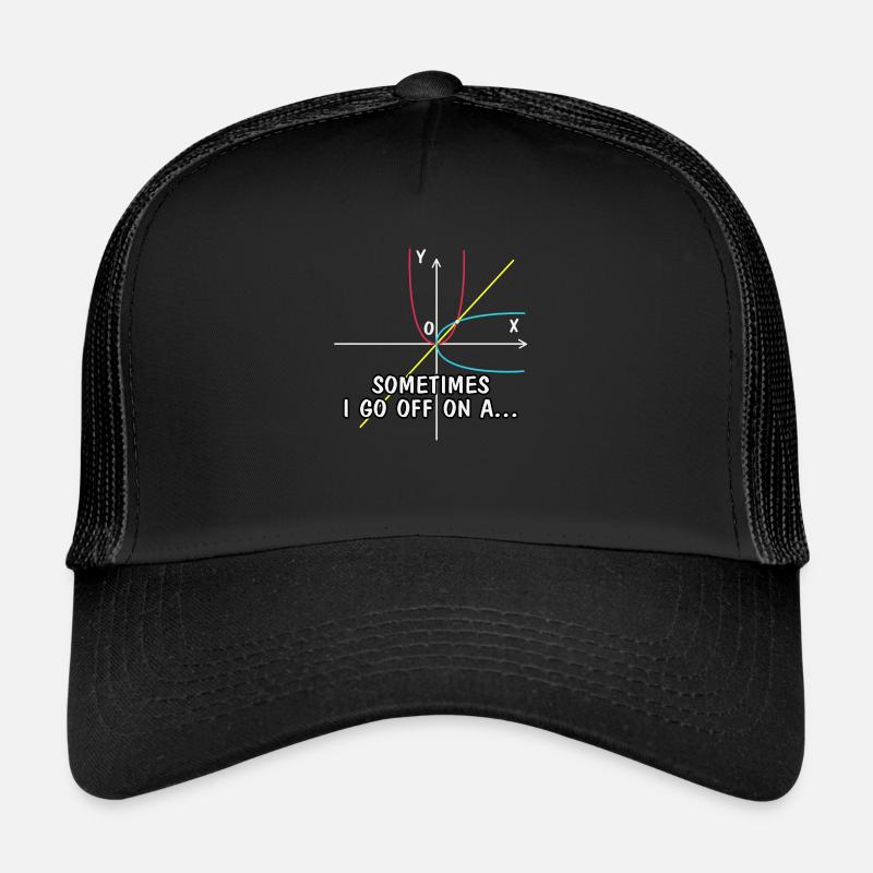Sometimes I go off on a ..., math lover Trucker Cap