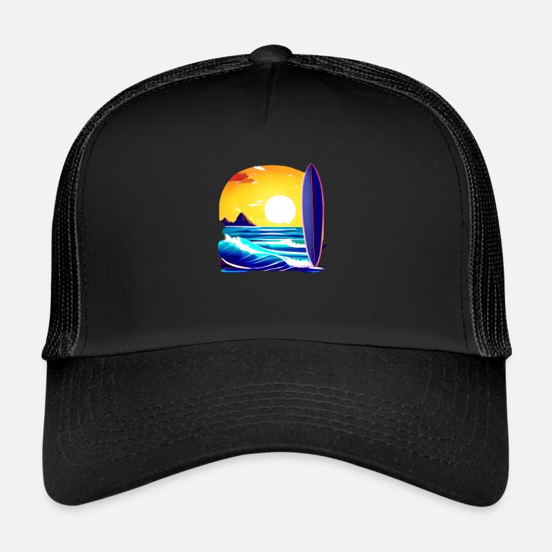 Surfer Planche de surf Surfer Surfer - Casquette trucker  - noir/noir