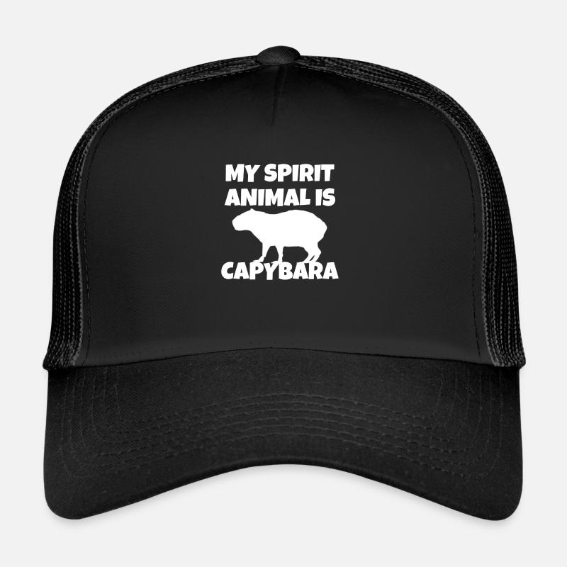 Capybara est mon animal spirituel : Ok I Pull Up Meme Casquette trucker 