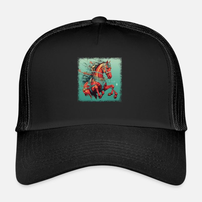 western birthday present idea funny quote gift - Trucker Cap - Schwarz/Schwarz