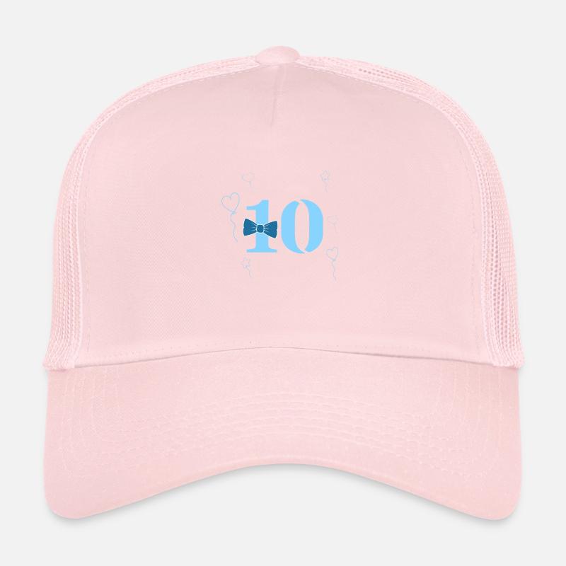 10th birthday boy Trucker Cap