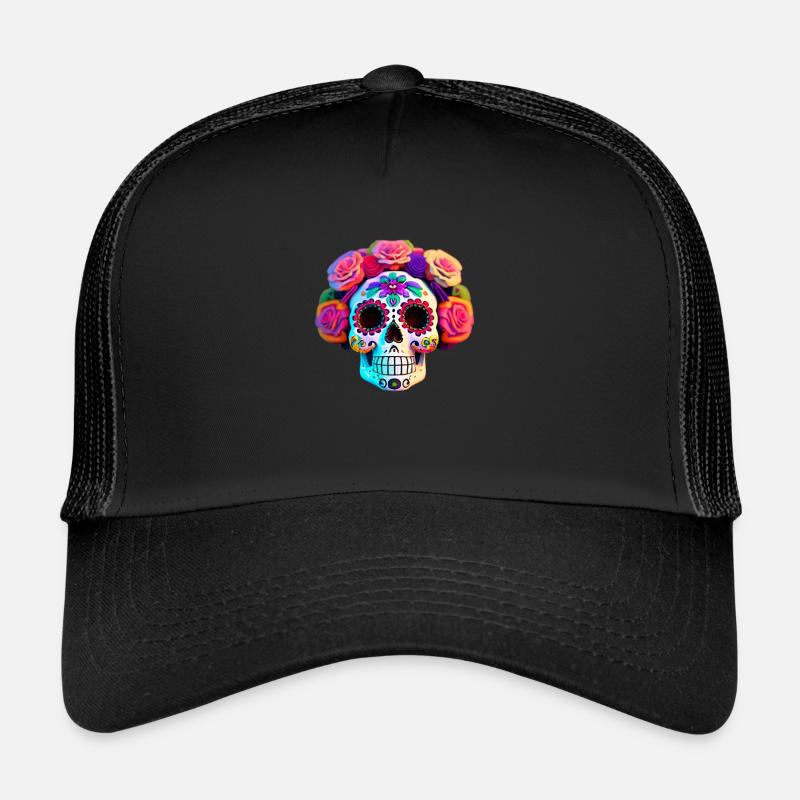 Dia de los Muertos Trucker Cap