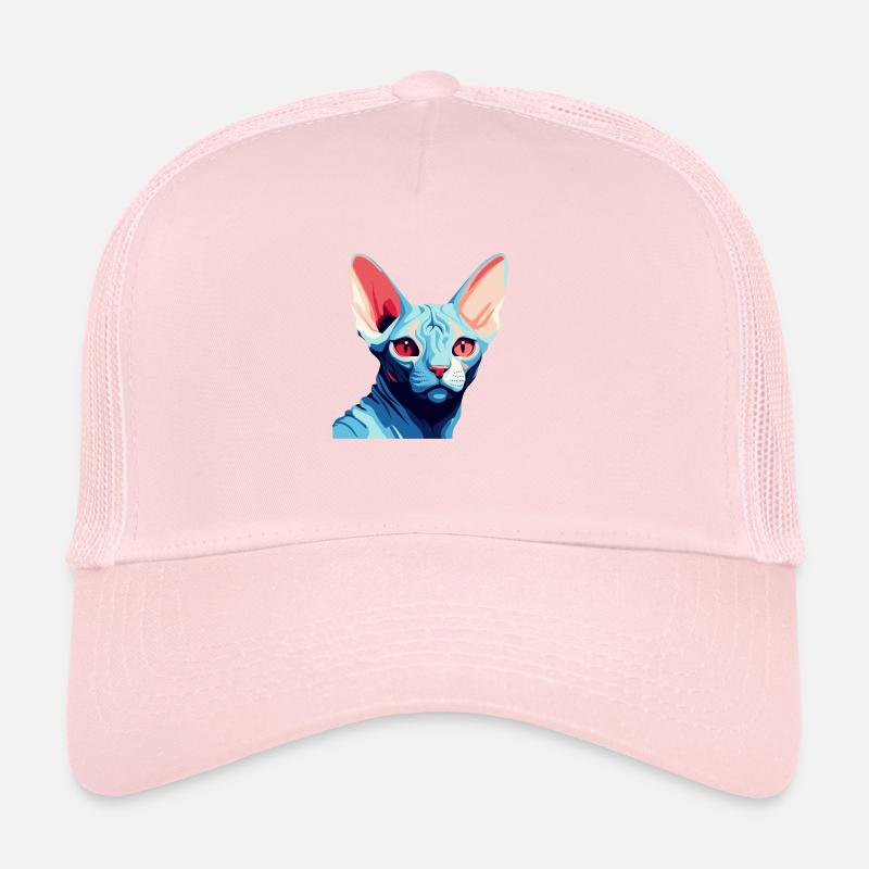 Blaue Katze Trucker Cap