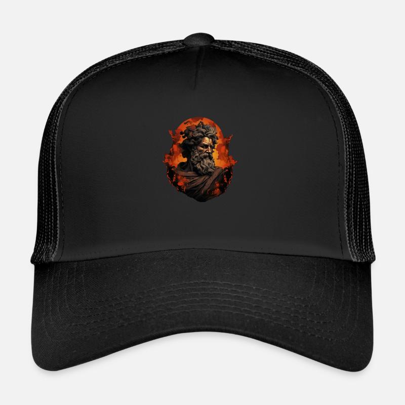 Ancient philosopher - Trucker Cap - black/black