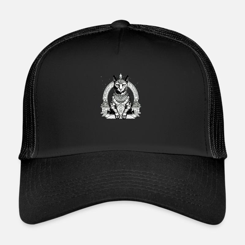 Le chat dieu Egyptien n°4 Casquette trucker 