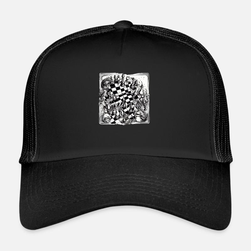 Abstraction échiquéenne n°2 Casquette trucker 