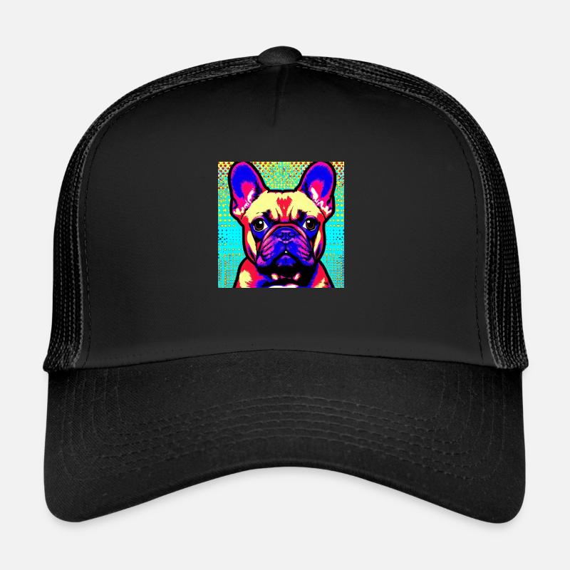French Bulldog Pop Art Trucker Cap