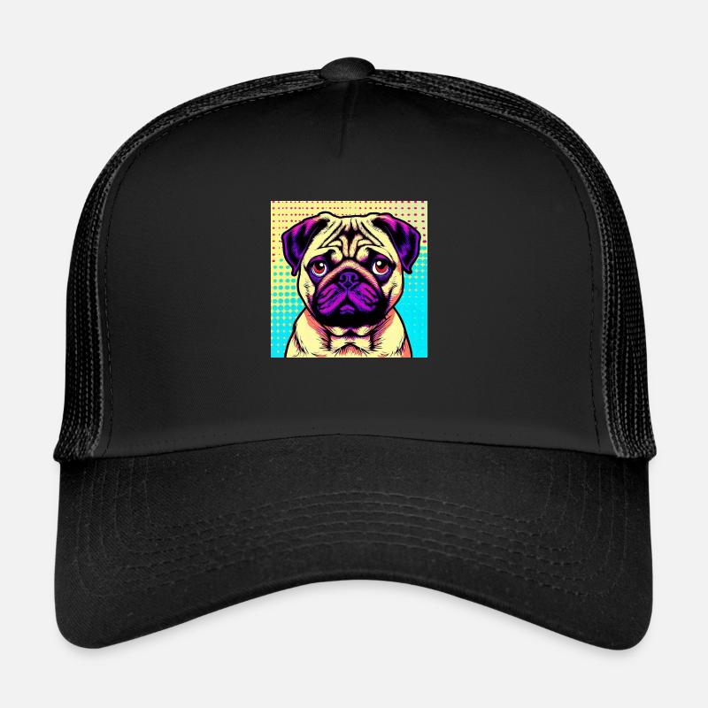 Mops Pop Art Trucker Cap