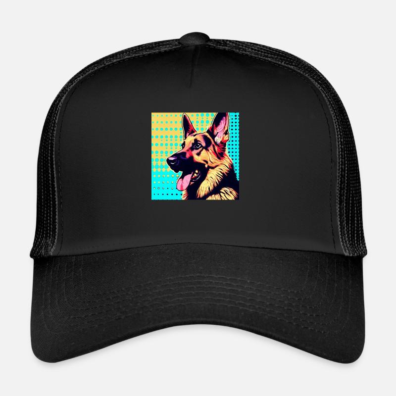 Berger allemand Pop Art Casquette trucker 