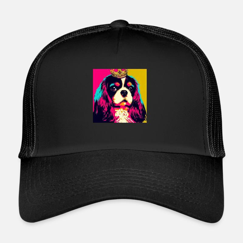 Cavalier King Charles Spaniel Pop Art Trucker Cap