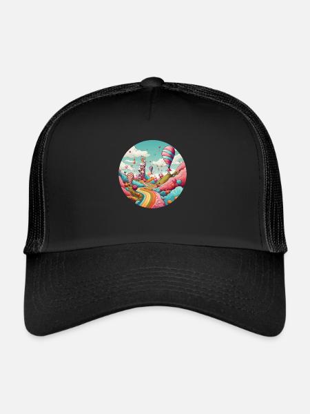 Fantasy Travel: Unique Style - Trucker Cap - black/black - Front