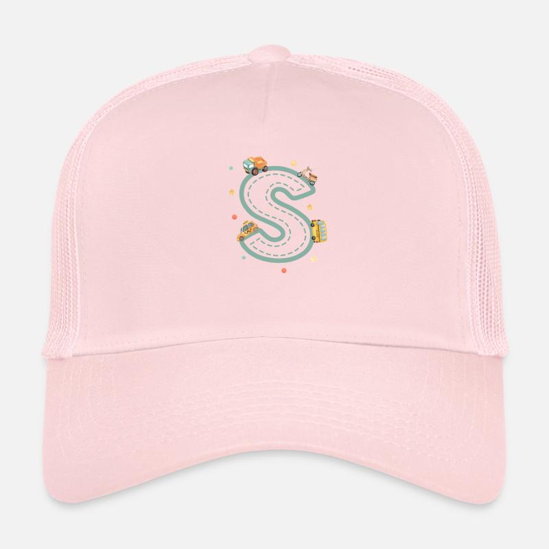 Fahrzeugbriefe - personalisiertes Kindergeschenk Trucker Cap