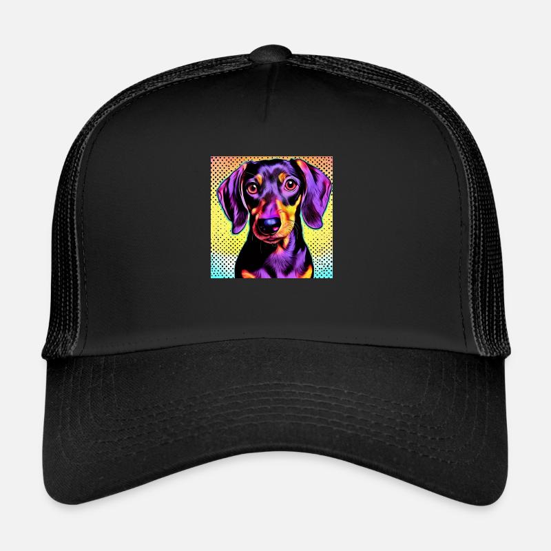 Dachshund Pop Art Trucker Cap