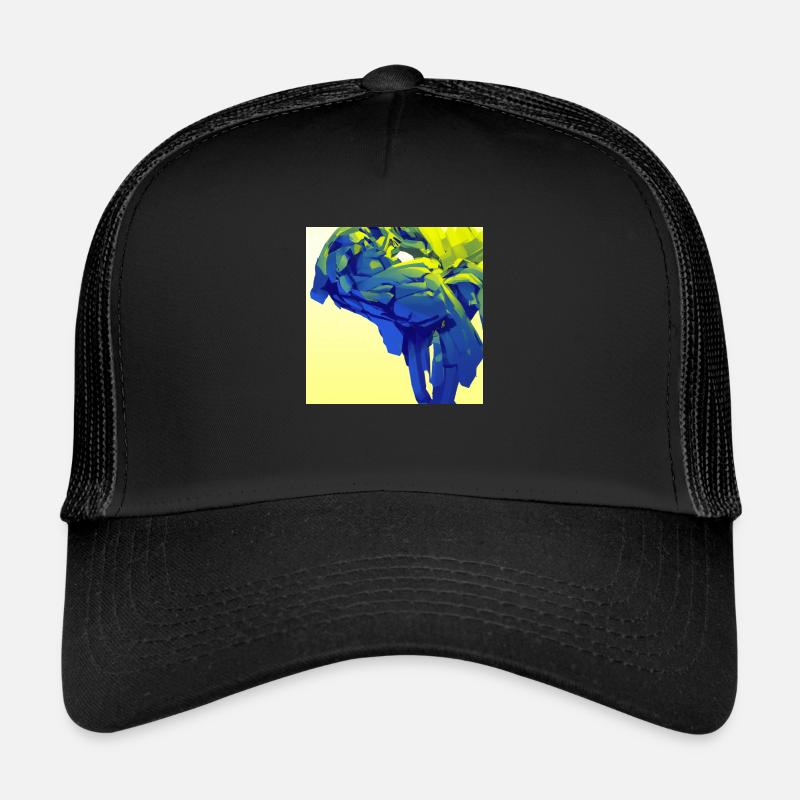 Quelque part sur Mars - Casquette trucker  - noir/noir