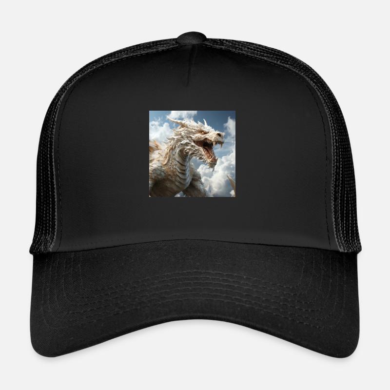 Weißer Drache Trucker Cap