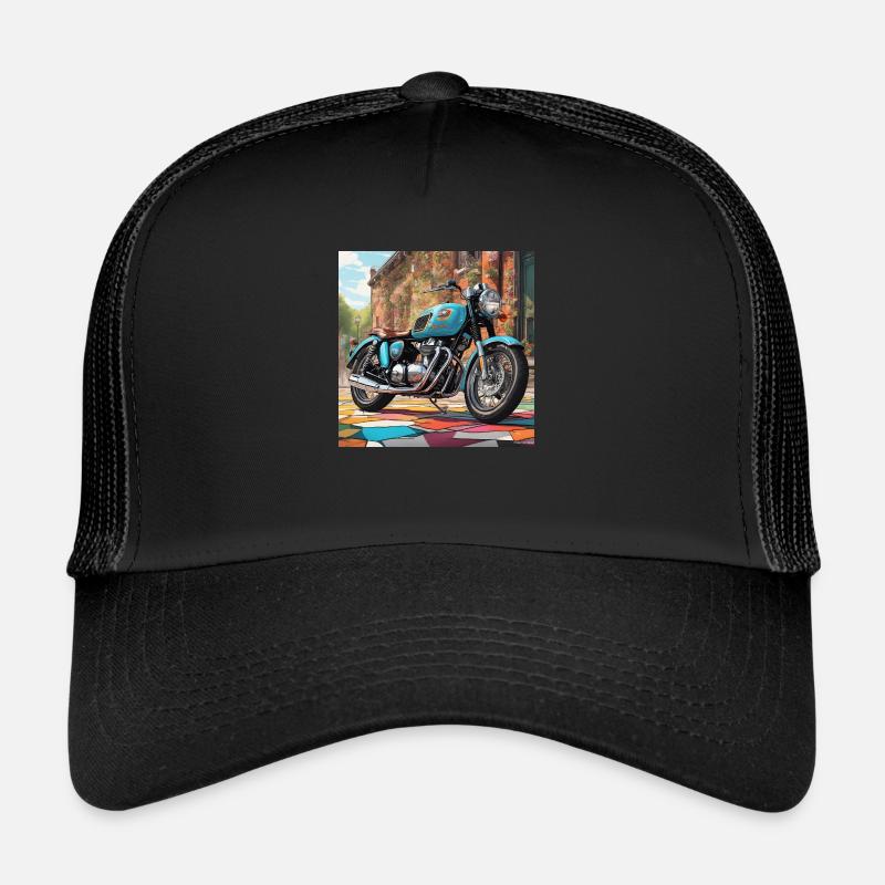 Classy British Motorcycling Trucker Cap