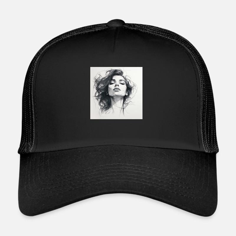 Woman One Line Trucker Cap