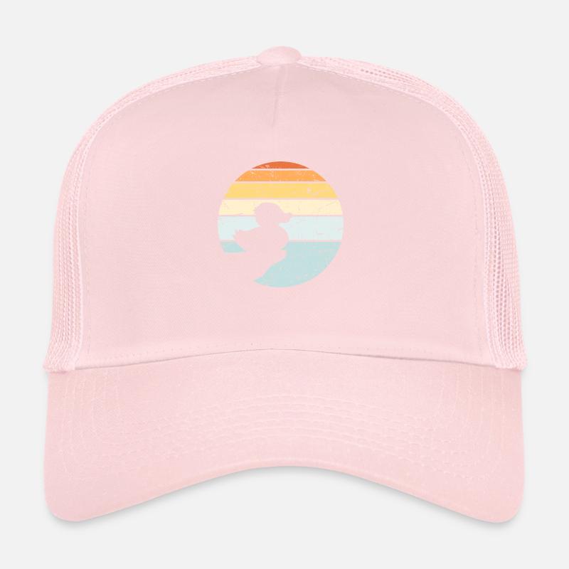 Rubber Rubber Rubber Bath Duck Cliff Sun Moon Trucker Cap