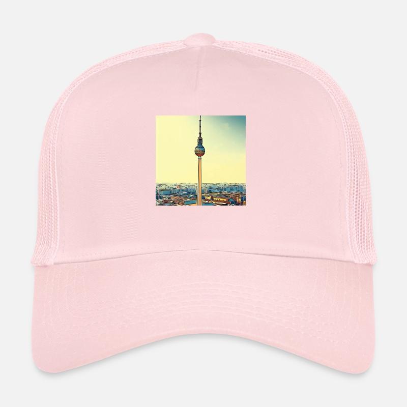 Tour de télévision de Berlin Casquette trucker 