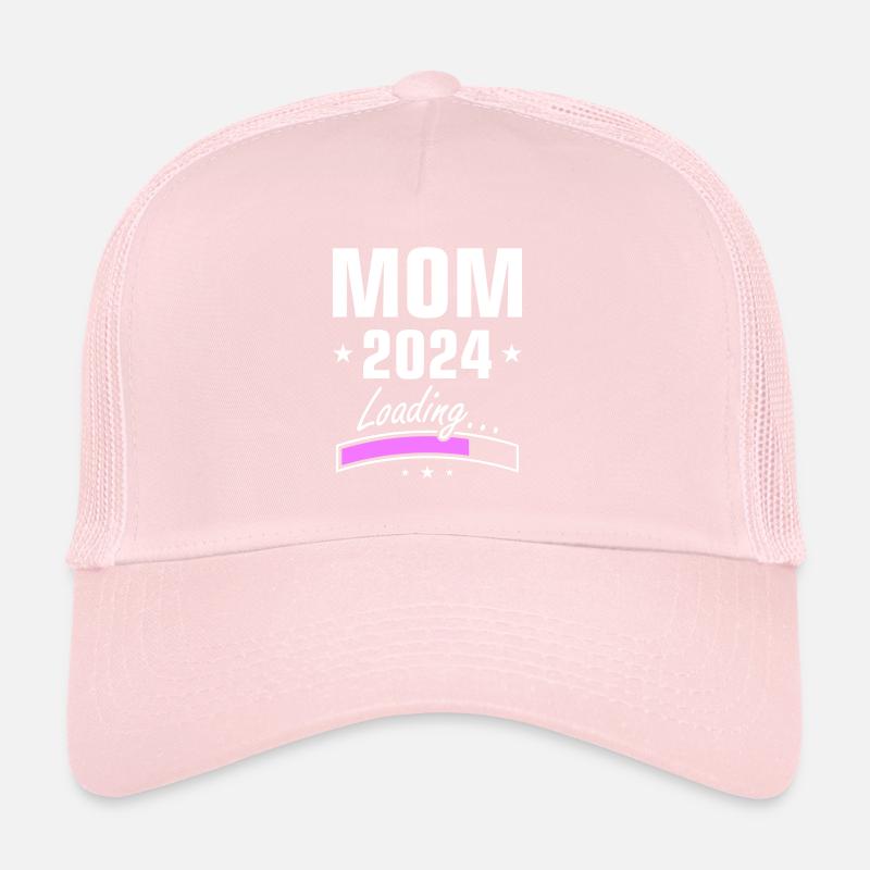 Mama 2024 Loading Mom Trucker Cap