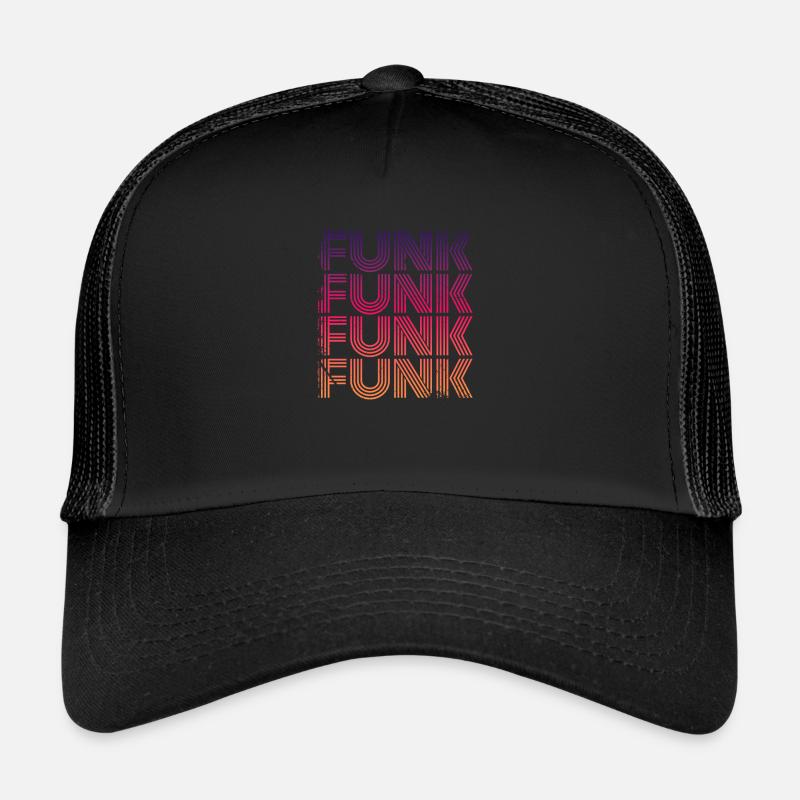 Funk - Casquette trucker  - noir/noir