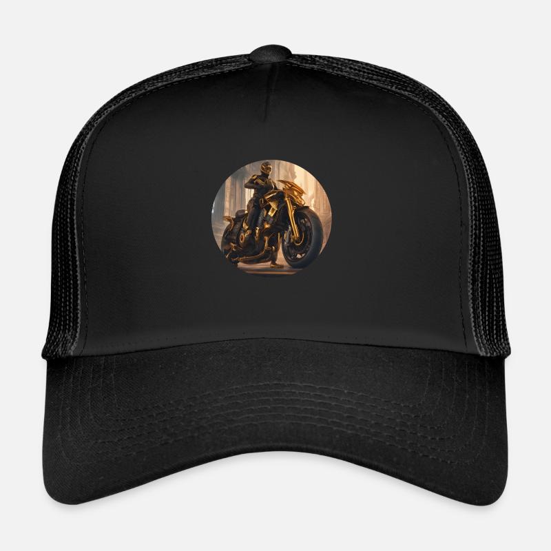 Sci Fi Biker Trucker Cap