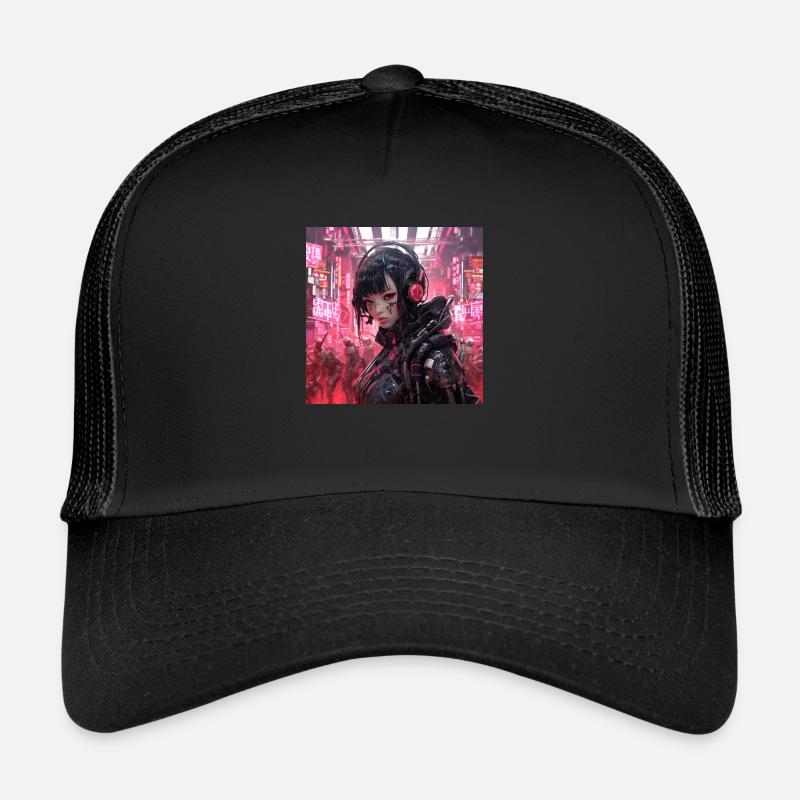 Cyber Punk Trucker Cap