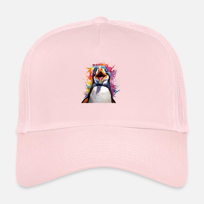 The Talking Penguin Trucker Cap
