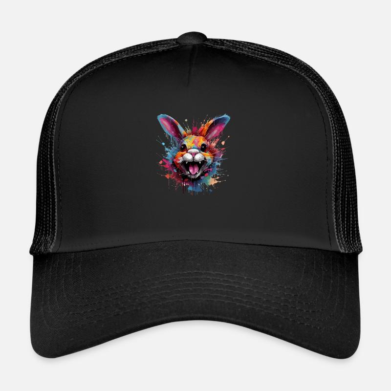 Lapin fou Casquette trucker 