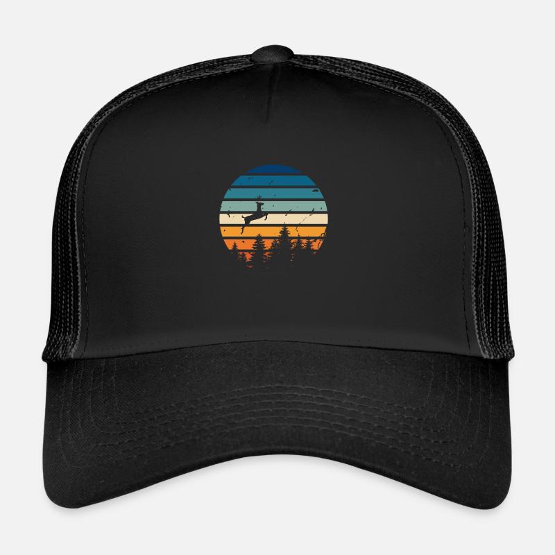 Cerf rétro Casquette trucker 