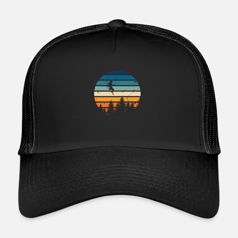 Retro-Fee - Trucker Cap - Schwarz/Schwarz