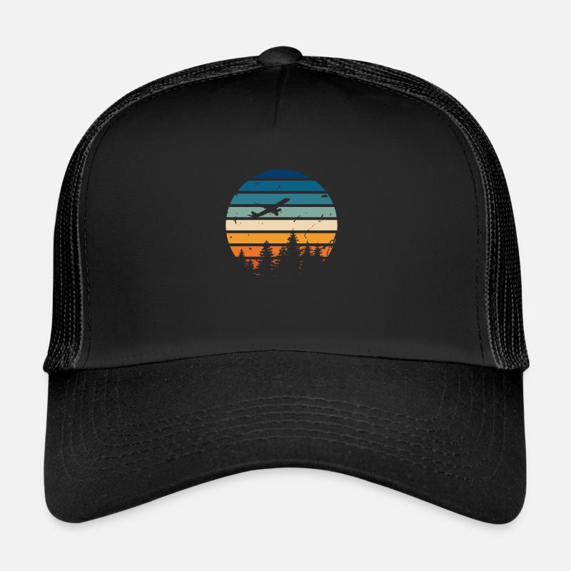 avion Rétro Casquette trucker 