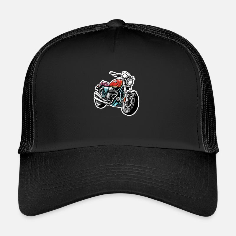 Classic Motorcycle Trucker Cap